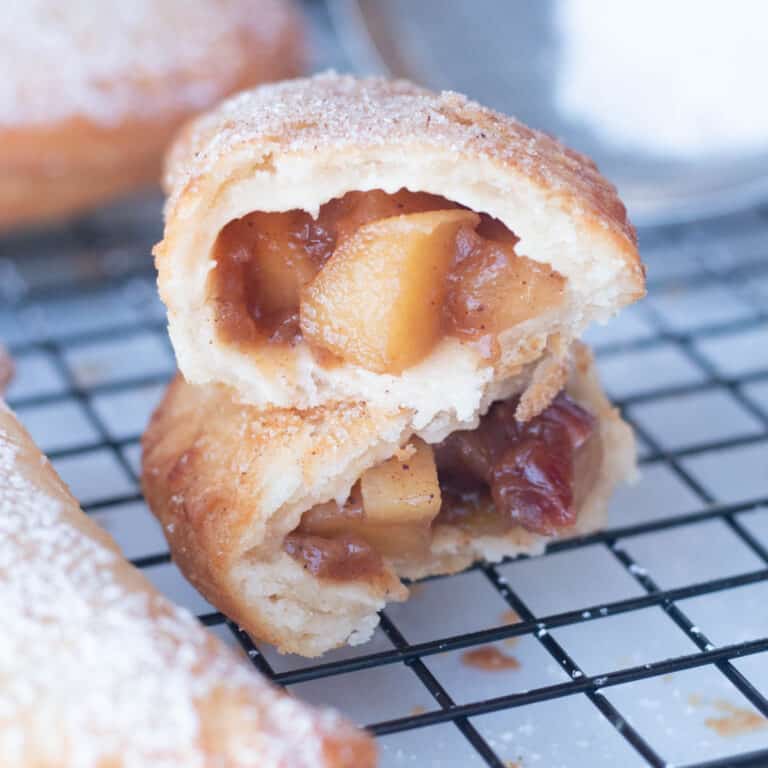 Homemade Fried Apple Pie Recipe with Tart Cherries