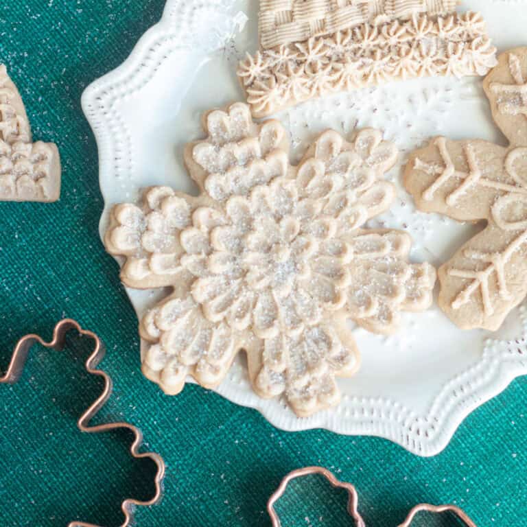 Cutout Maple Sugar Cookies (with Maple Buttercream)