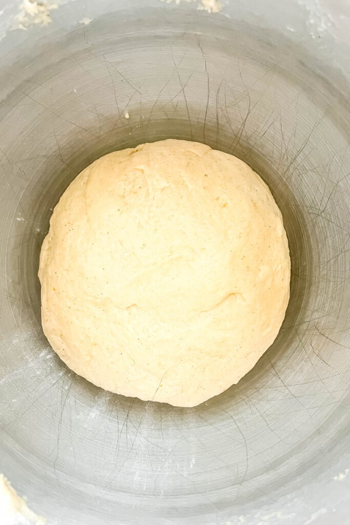 Dough before first rise. 