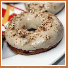Sweet Potato Doughnuts with Maple Frosting