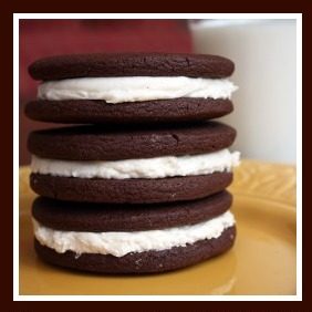 Faux-reos Chocolate Sandwich Cookies