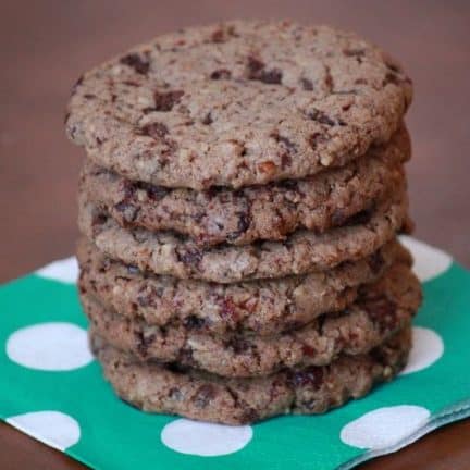Chewy Chocolate Cranberry Pecan Cookies