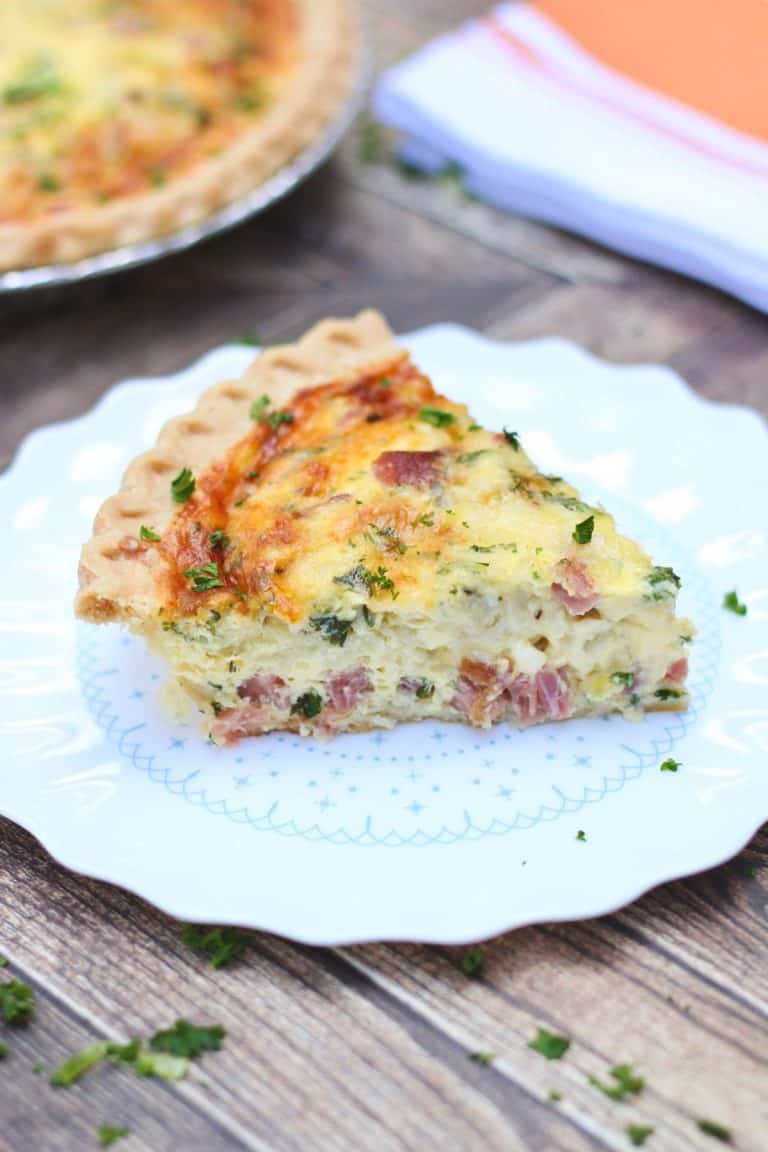 Ham and Gruyere Quiche