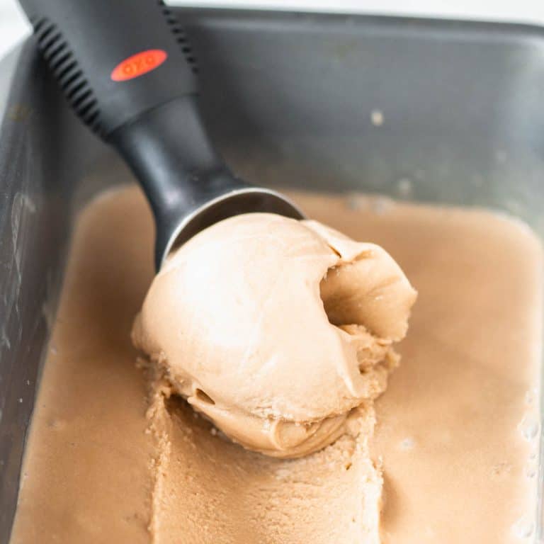 Homemade Butterscotch Ice Cream