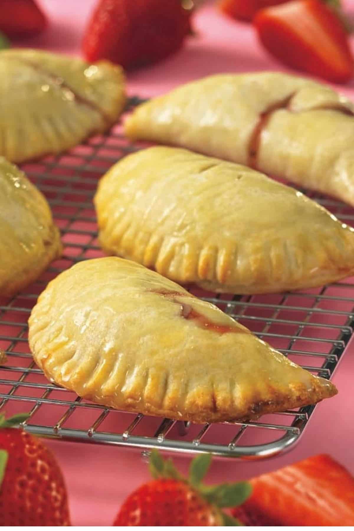 Mini Strawberry Hand Pies with Homemade Hand Pie Crust