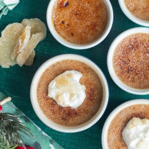 Gingerbread creme brûlée.