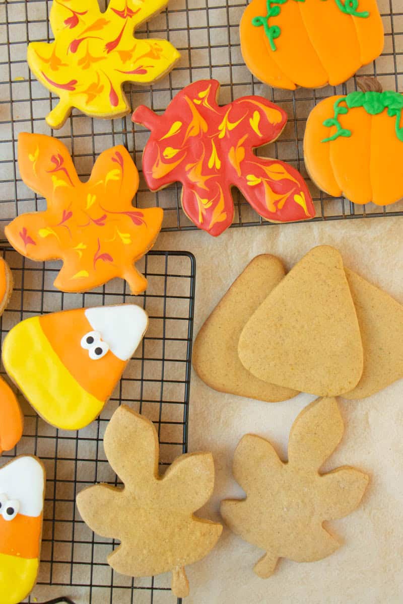 Pumpkin Sugar Cookies.